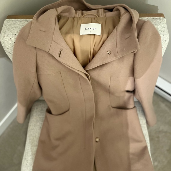 Aritzia Babaton wool jacket with hood. Size small. - Picture 2 of 2